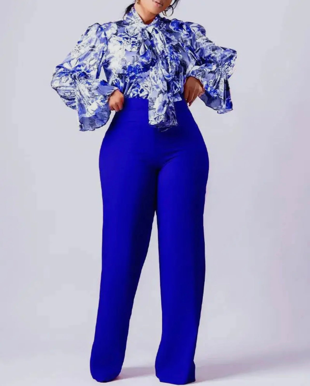 Wide Leg Pants Set