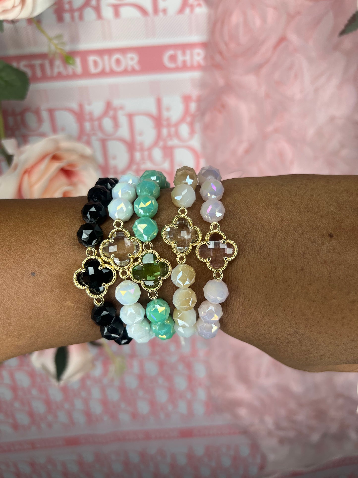 Beaded VCA Clover